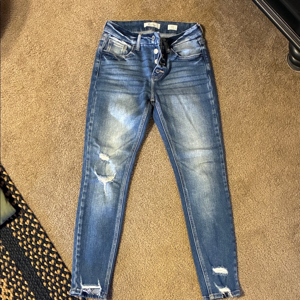 Distressed Blue Jeans — KanCan